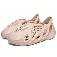 Foam Runner Sandals for Women and Men Hollow Cloud Slides Lightweight Slip-On Walking Platform Foam Shoes Soft Breathable Non-Slip Foam Runners with 8
