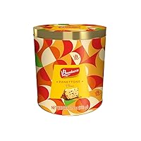 Classic Panettone Tin - Moist & Fresh, Traditional Italian Recipe - Authentic Taste of Italy - 17.5oz (pack of 1)