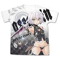 Fate/Grand Order Assassin of Black Jack The Ripper Character Full Graphic Cotton T-Shirt Collection FGO White Size M Anime Girls Art