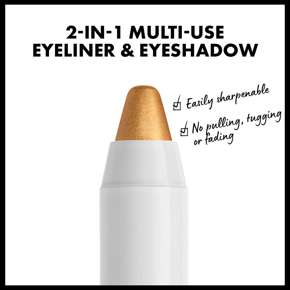 NYX PROFESSIONAL MAKEUP Jumbo Eye Pencil, Eyeshadow & Eyeliner Pencil - Pure Gold