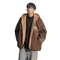 American Lazy Wind Hooded Cotton Coat Male Kong Retro Trend Relaxed Youth Cottonpadded Jacket Tops
