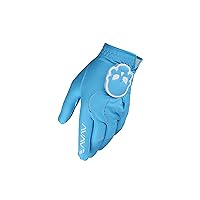Skull Edition Collar Golf Gloves, for Men or Women, Golf Accessories (Blue, 20, Female Right)