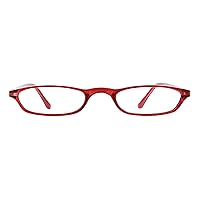 Women's Skinny Mini Rectangular Reading Glasses, Tortoise, 48 + 3.5