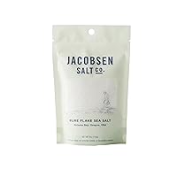 Jacobsen Salt Co. Pure Flake Finishing Salt, Kosher Salt, Coarse, 4 Ounce