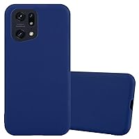 Case Compatible with Oppo FIND X5 PRO in Candy Dark Blue - Protective Cover Made of Flexible TPU Silicone