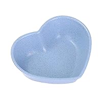 Mini Cute Love Heart Shape Bowl Vinegar Seasoning Solid Soybean Dish Sauce Salt Snack Small Plate Kitchen Supplies (Color : E)