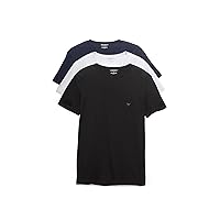Emporio Armani Men's Cotton Crew Neck T-Shirt, 3-Pack