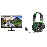 acer 21.5 Inch Full HD (1920 x 1080) IPS Ultra-Thin Zero Frame Computer Monitor & Turtle Beach Recon 50 Xbox Gaming Headset for Xbox Series X/S, Xbox One