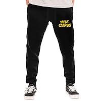 Meatcanyon Logo Long Pants Mens Fashion Casual Joggers Sports Pants Casual Gym Sweatpants