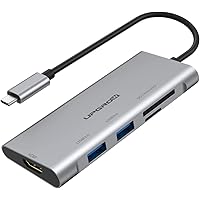 5-in-1 USB C Hub Adapter with HDMI, SD, Micro SD, 2 USB 3.0 Ports for MacBook, iPad,Laptop and More Type C Devices