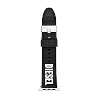 Diesel Men's Watch Band for Apple Watch, Band for 42/44/45/49mm Apple Watch - Straps for Apple Watch Series 8/7/6/5/4/3/2/1/SE