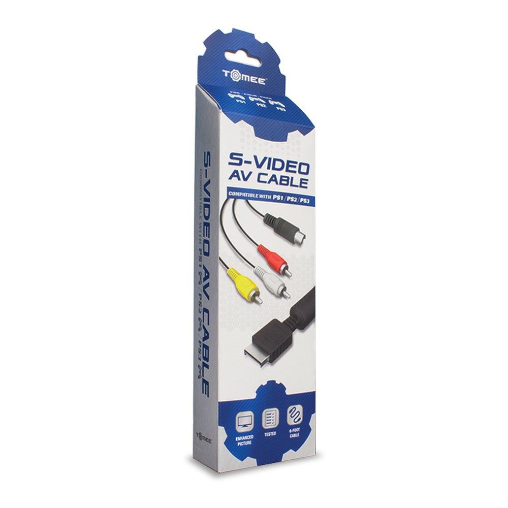 Tomee S-Video AV Cable for PS3/ PS2/ PlayStation