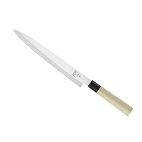 Mercer Culinary Asian Collection Left Handed Yanagi Sashimi Knife with NSF Handle, 10-Inch