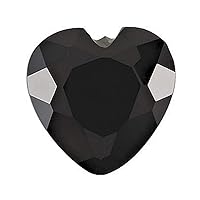 Natural Heart Faceted Onyx Available in 5MM-10MM