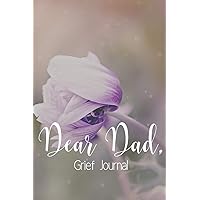 Dear Dad Grief Journal-Blank Lined Notebook To Write in Thoughts&Memories for Loved Ones-Mourning Memorial Gift-6