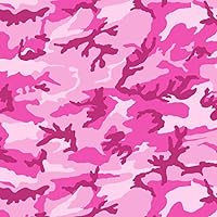 Army Pink Camouflage Print Permanent Vinyl 12 inch Adhesive Vinyl (8)