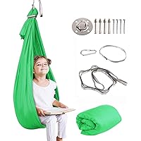 Sensory Swing for Kids with Special Needs (Hardware Included) Therapy Swing Cuddle Swing Indoor Outdoor Kids Swing Hammock for Child & Adult with Autism, ADHD, Aspergers, Sensory Integration