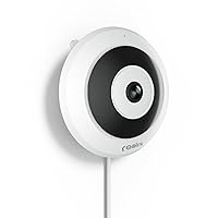 REOLINK PoE IP Fisheye Camera with 360° View, 6MP Indoor Camera for Home/Office Security, Smart Human Detection, Two Way Talk, Ceiling/Wall/Desk Mount, Multiple Display Views, FE-P (White)