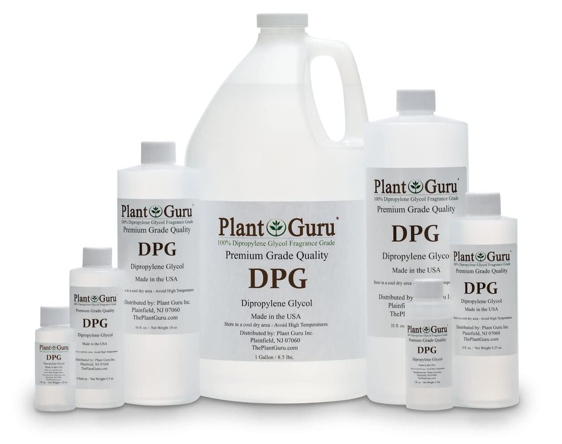 Dipropylene Glycol DPG - 1 Gallon 8.5 lbs. - Fragrance Grade Carrier Oil - Great for Incense Making, Perfume and Body Oils.