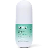 Fortify Hydrating Facial Mist Spray with Hyaluronic Acid & Aloe - Protecting & Anti-Aging - Vegan, Fragrance-Free, Alcohol-Free, Cruelty-Free for All Skin Types - Made in Korea - 85ML/2.87Fl.Oz.