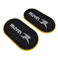 Muvin Core Sliders for Working Out - Pack of 2 Premium Workout Sliders - Fitness Sliders for Full Body Workout, Abdominal Exercise Equipment - Exercise Sliders for All Kinds of Surfaces