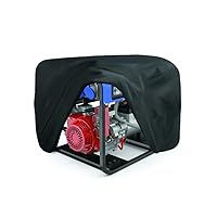 Pyle Large St Universal Power Covers Size Gas Electric Propane Portable Generators Up to 7000 Watt w/Storage Bag, All Weather Protection, 32” x 23” x 19.3 PCVGNL8 (Black)