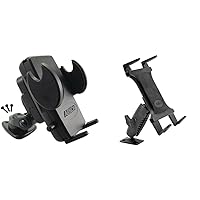 ARKON Phone & Tablet Car Mounts - Adhesive Phone Holder for iPhone & Android Phones with Side Grip | Tablet Mount with Adjustable Legs for 7-18