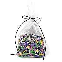 Vintage Candy Vending Licorice Bites Candy-coated Black Licorice Snaps, Bulk Gift Bag (One pound)