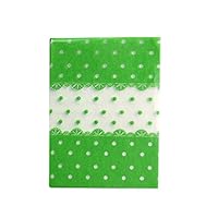 500 Pcs Twisting Wax Paper Sweets Lolly Baking Nougat Candy Wrappers - Green Lace