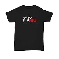 Papi Chulo T Shirt, Men's Funny Spanish Language Shirt, for Fathers Day, Birthday, Unisex Tee