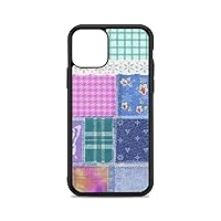 Patchwork Tablecloth denimPhone Case for iPhone 12 Mini 11 13 pro Max X XR 6 7 8 Plus SE20 Soft TPU Silicon and Hard Plastic Cover,A1,for iPhone 12