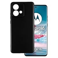 for Motorola Edge 40 Neo 5G Ultra Thin Phone Case, Gel Pudding Soft Silicone Phone Case for Motorola Edge 40 Neo 5G 6.55 inches (Black)