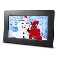 7 inch Digital Picture Frame - Simple to use - HD Screen - USB and SD Card Support - Best Frame for Slideshows