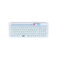 BTS Inspired Characters Multi Pairing Wireless Keyboard, Little Buddy Baby Edition, All in Their Own Cute Style & Colors (KOYA - Blue)