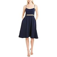 Dress the Population Women's Harlow Sleeveless Fit & Flare Short Party Dress