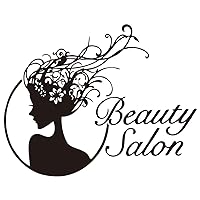 Transform Your Salon with Our Hair Salon Wall Sticker, Beauty Salon Wall Sticker and Makeup Wall Decor - Removable PVC Decals for Salon Decor - Elevate Your Beauty Space Now (Black-JZY285-Beauty salon)