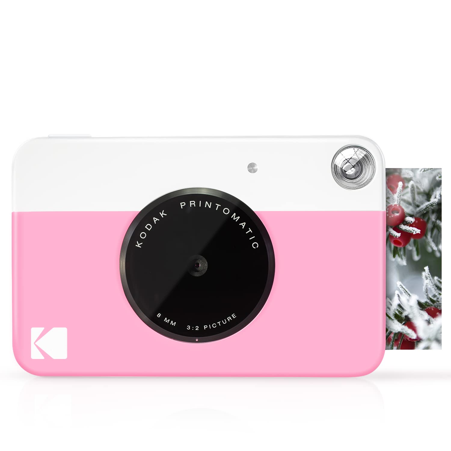 Kodak Printomatic Digital Instant Print Camera (Black) & Printomatic Digital Instant Print Camera (Pink) Print Memories Instantly & 2