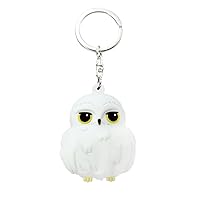 Harry Potter Kawaii Hedwig Owl 3D Key Ring Key Accessory,Multi-colored,3