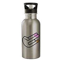 The Shocker #335-20oz Silver Water Bottle