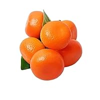 3 Pieces of Simulated Fruit Fake Orange with Branches Orange Kumquat Model Sugar Orange Sugar Honey Mao Ornaments Decoration Sugar Orange