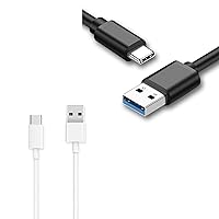 2 Pack 5FT/6FT ipad pro charger cable usb c cable white for iPad Pro 12.9/11 2018 Galaxy Ultra S20+S10 S9 Note 10 Tab S4 Nintendo Switch,MacBook Air,Google Pixel 3a 2 XL,LG,Sony Xperia XZ,OnePlus 5 3T