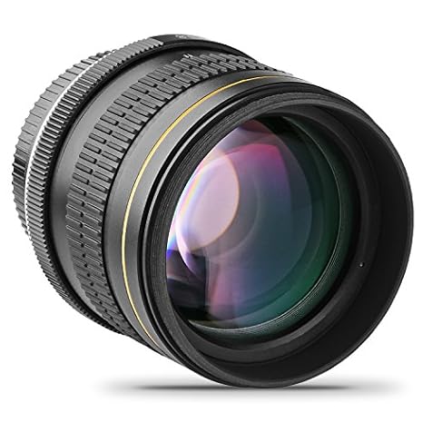 Opteka 85mm f/1.8 Aspherical Telephoto Portrait Lens for Nikon D5, D4s, D4, D3x, Df, D810, D800, D750, D610, D500, D7500, D7200, D7100, D5600, D5500, D5300, D5200, D3400, & D3300 Digital SLR Cameras