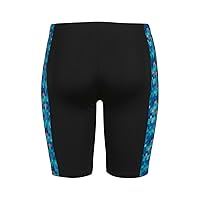 ARENA Performance Boys' Pool Tiles Swim Jammer MaxLife Knee-Length Swimsuit Pool Training Swim Team Kids’ Bathing Suit