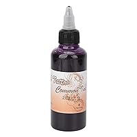 100ml Multifunctional Temporary Tattoo Ink DIY Body Paint Cosmetic Matte Liquid Pigments(purple)