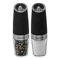 CSS-2424 Gravity Salt and Pepper Spice Mill with Blue LED Light, 2/3 Cup Capacity