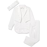 Boy's Tuxedo Tail Suit Set with Shirt and Bowtie