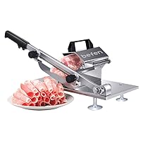 Zulay Kitchen Non-Scratch Meat Chopper Smasher for Ground Beef -Dark Red