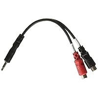 YRA-154 3.5 mm TRS to Dual RCAF Stereo Breakout Cable