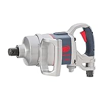 Ingersoll Rand 2850MAX 1” Drive Air Impact Wrench, Powerful Vehicle Repair Torque Output Up to 2,100 ft/lbs, Lightweight, D Handle, Steel Core, Gray