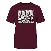 FanPrint Texas A&M Aggies - I'm A Proud Papa of an Awesome Granddaughter Maroon